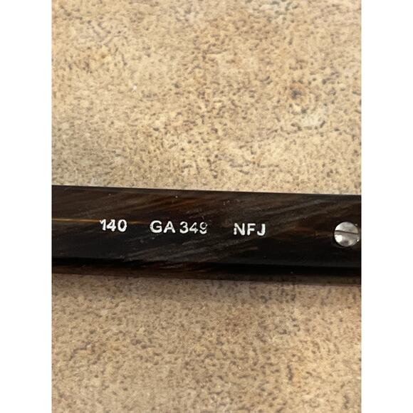 Giorgio Armani Eyeglasses Frames GA349 NFJ Tortoise Rectangular 52-17-140 - Picture 6 of 9